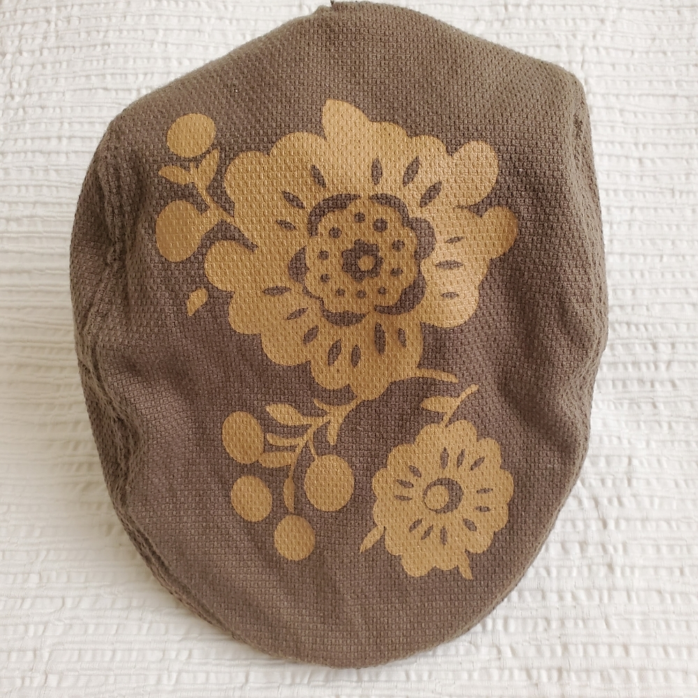 About to Donate! Goorin Flower Print Flat Cap - Picture 2 of 8